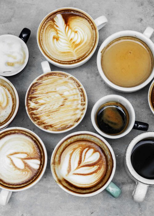 caffè, capuccino e latte macchiato con i prodotti Brasilmoka