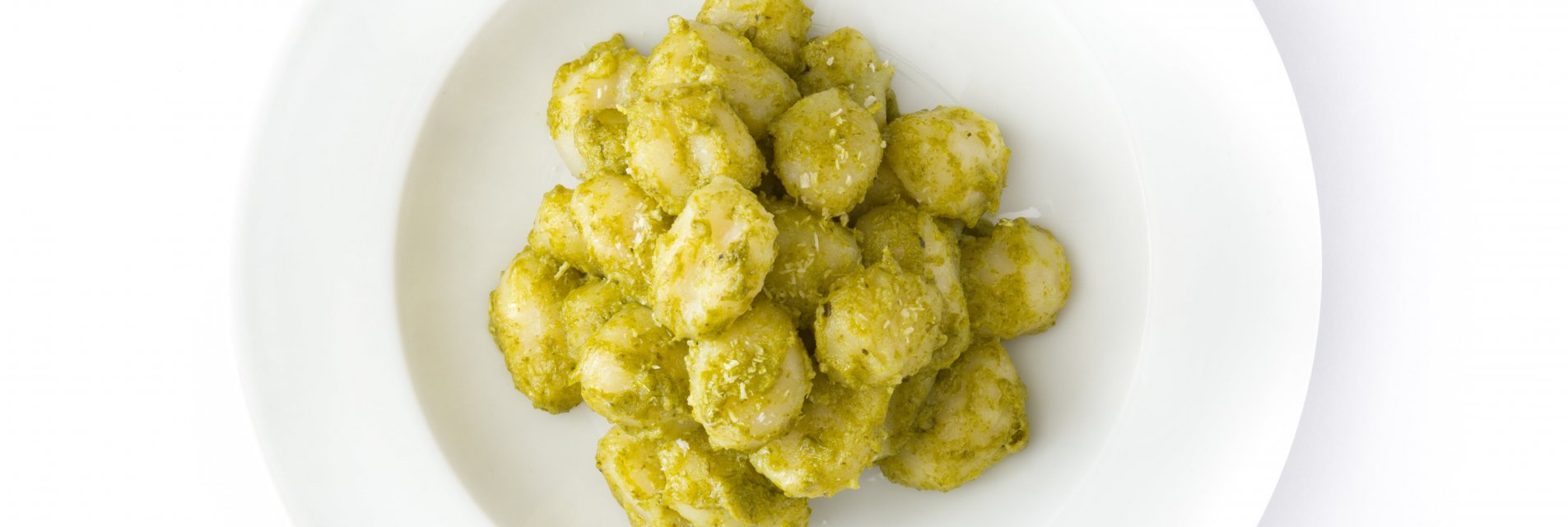 gnocchi alla crema di caffè e pistacchio